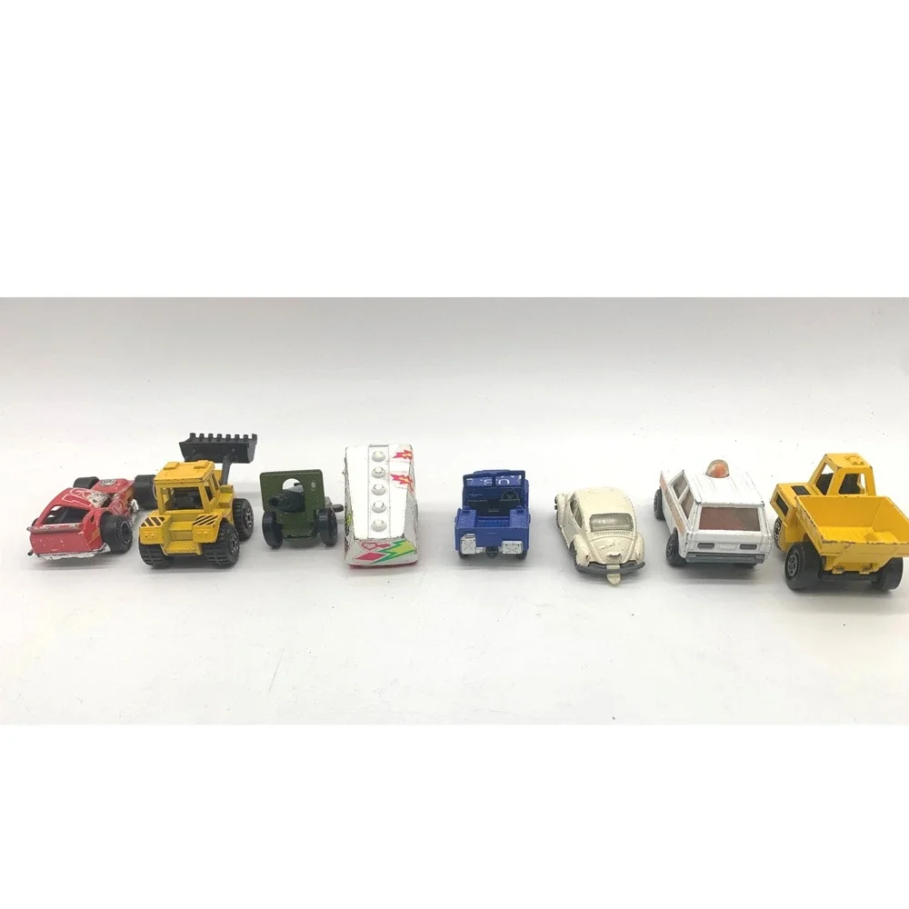 Vintage Matchbox Diecast Cars Lot 13pc Lesney Toy Vehicles Trucks MiG-21 Jet